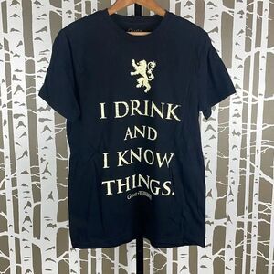 Game of Thrones T-Shirt I Drink And I Know Things M